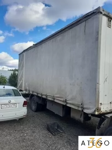 Тент-штора 7.2 м для грузовика — б/у из Германии, 60 кубов объема