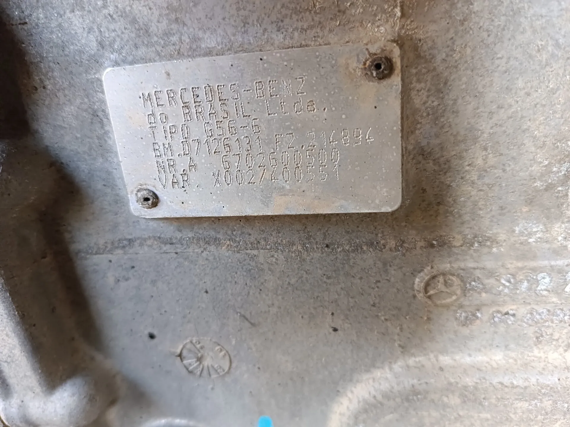 Коробка переключения скоростей Mercedes-Benz VARIO G56-6