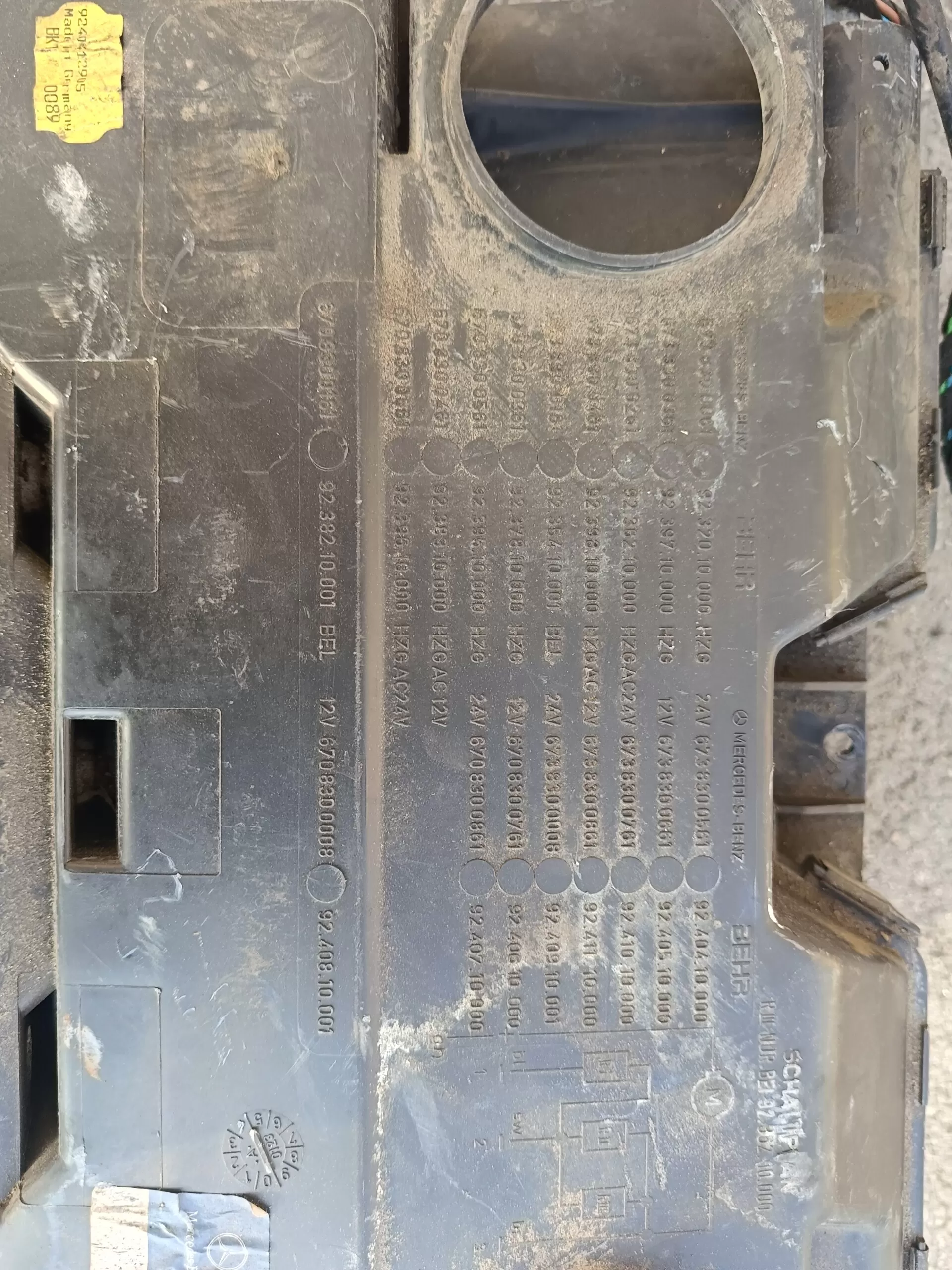 печка салона Mercedes-Benz Vario 612   6708300861