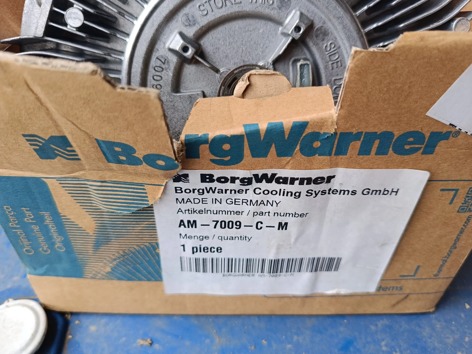 вискомуфта вентилятора двигателя OM906LA/OM926LAV