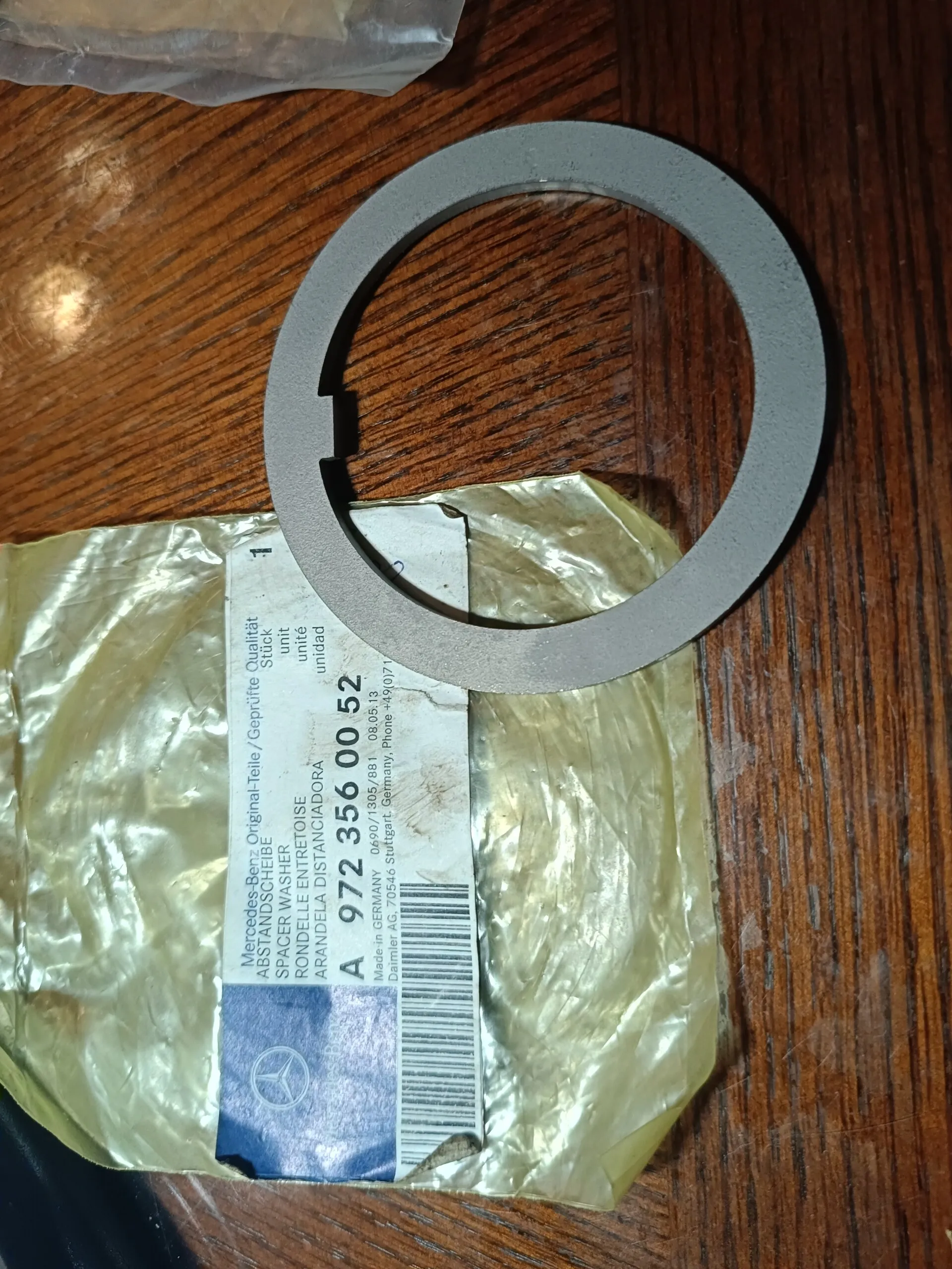 9723560052 шайба задней ступицы