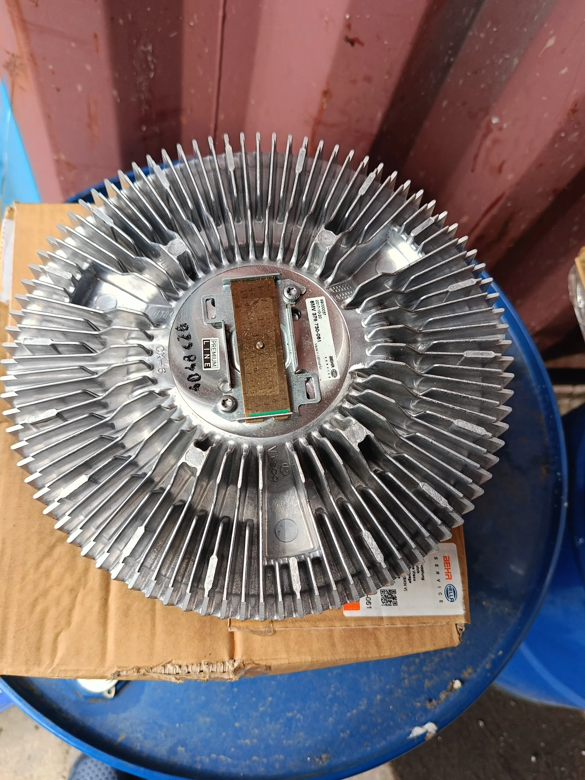 вискомуфта охлаждения Mercedes-Benz Actros